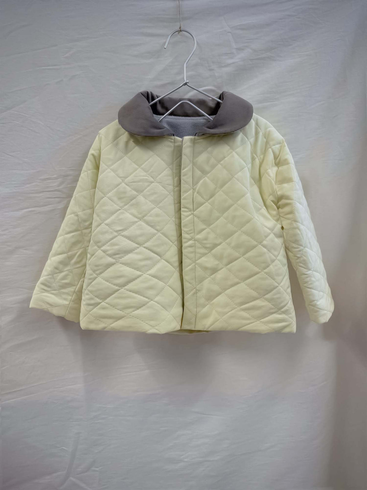 Faux Quilted Coat