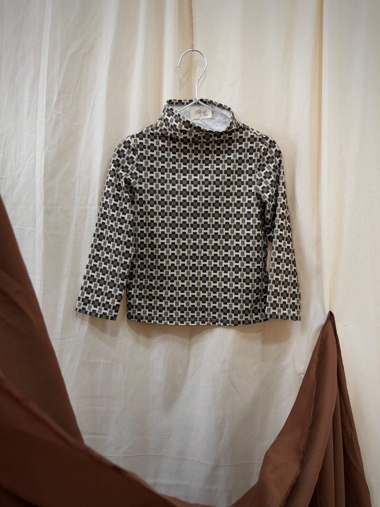 GEO Pima Turtleneck Top