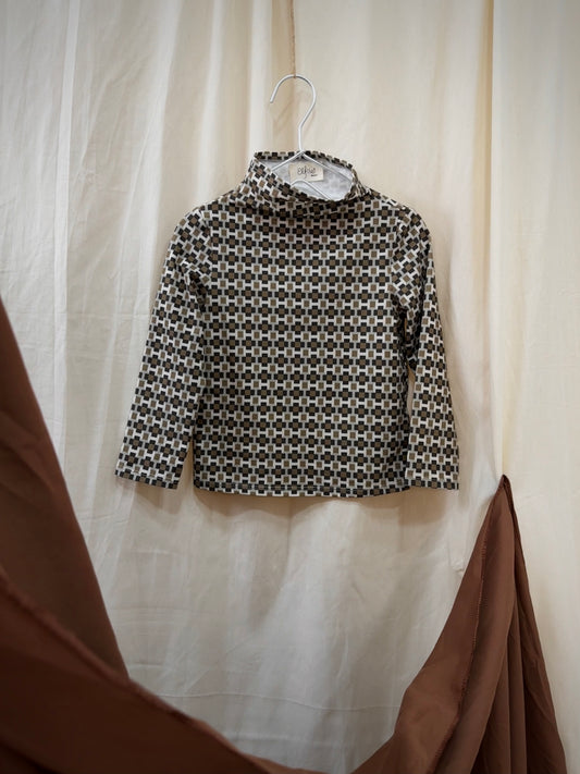 GEO Pima Turtleneck Top