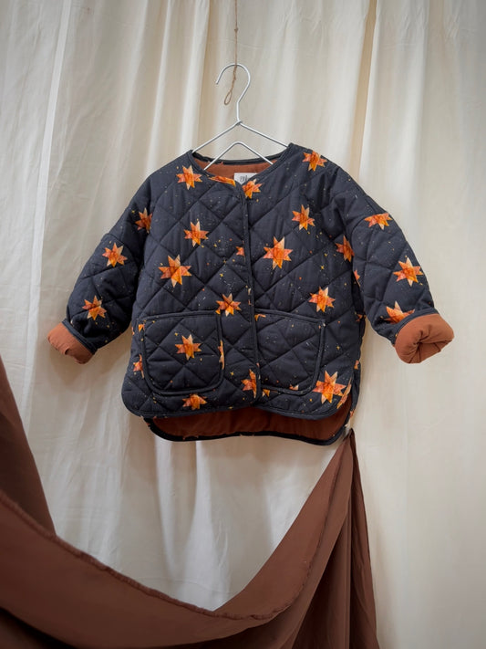 Cosmic Hexagram Quited Jacket