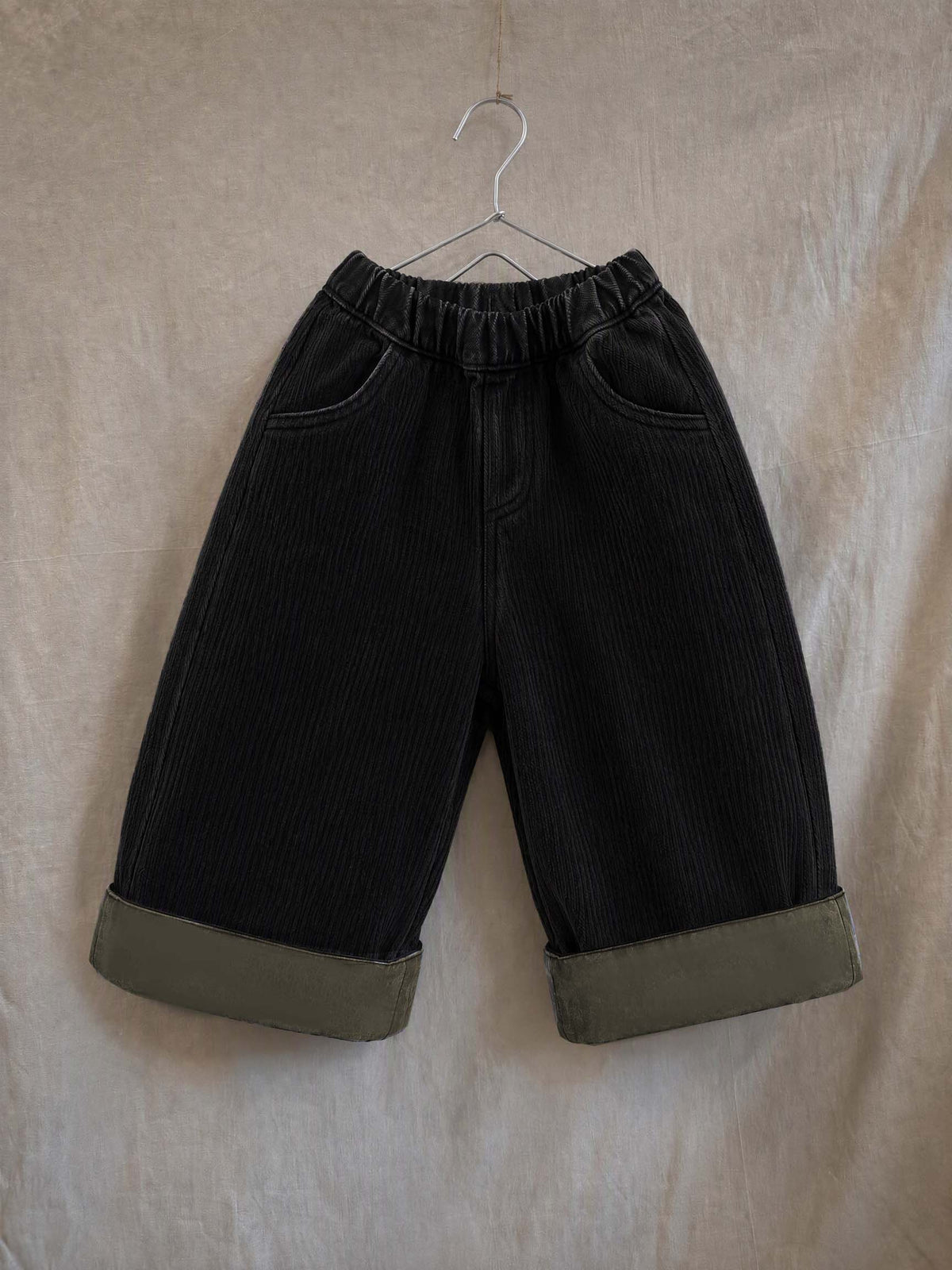 Paisley Velvet Doubleside Pants
