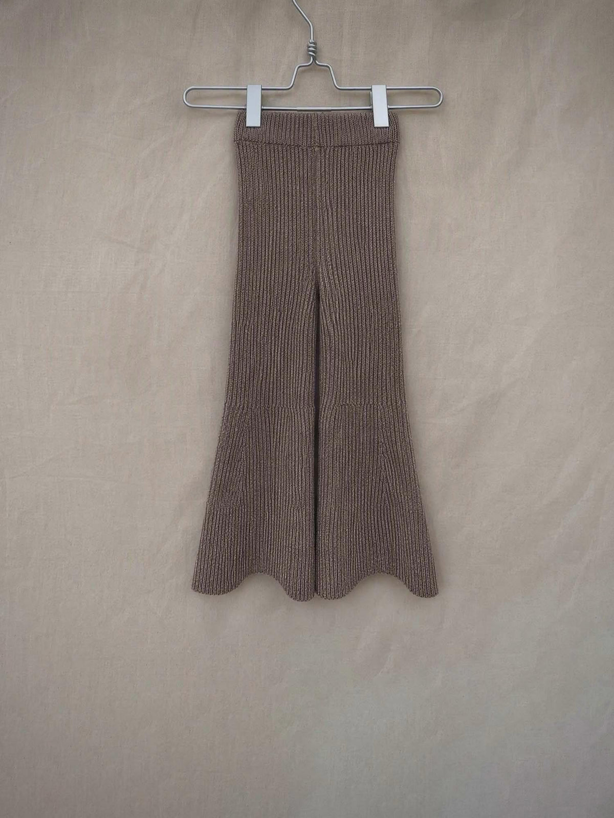 Two-Tone Knit Flare