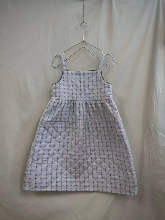 Checked Padded Dress