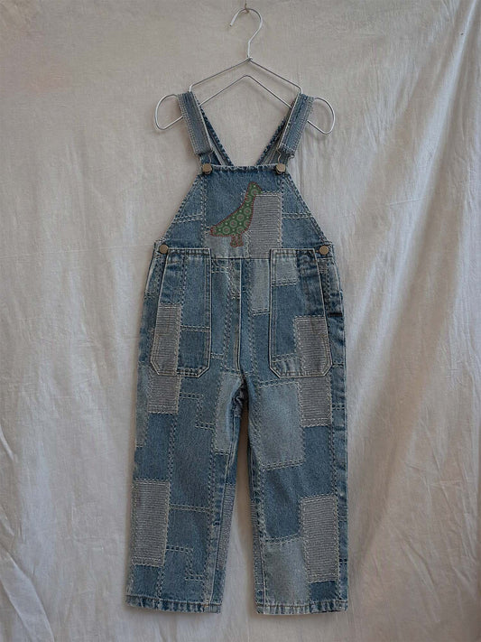 Patched Oldschool Overalls