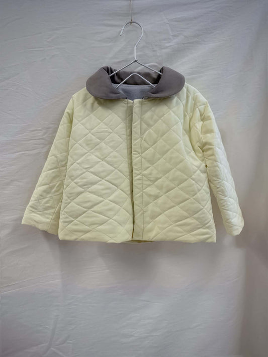 Faux Quilted Coat