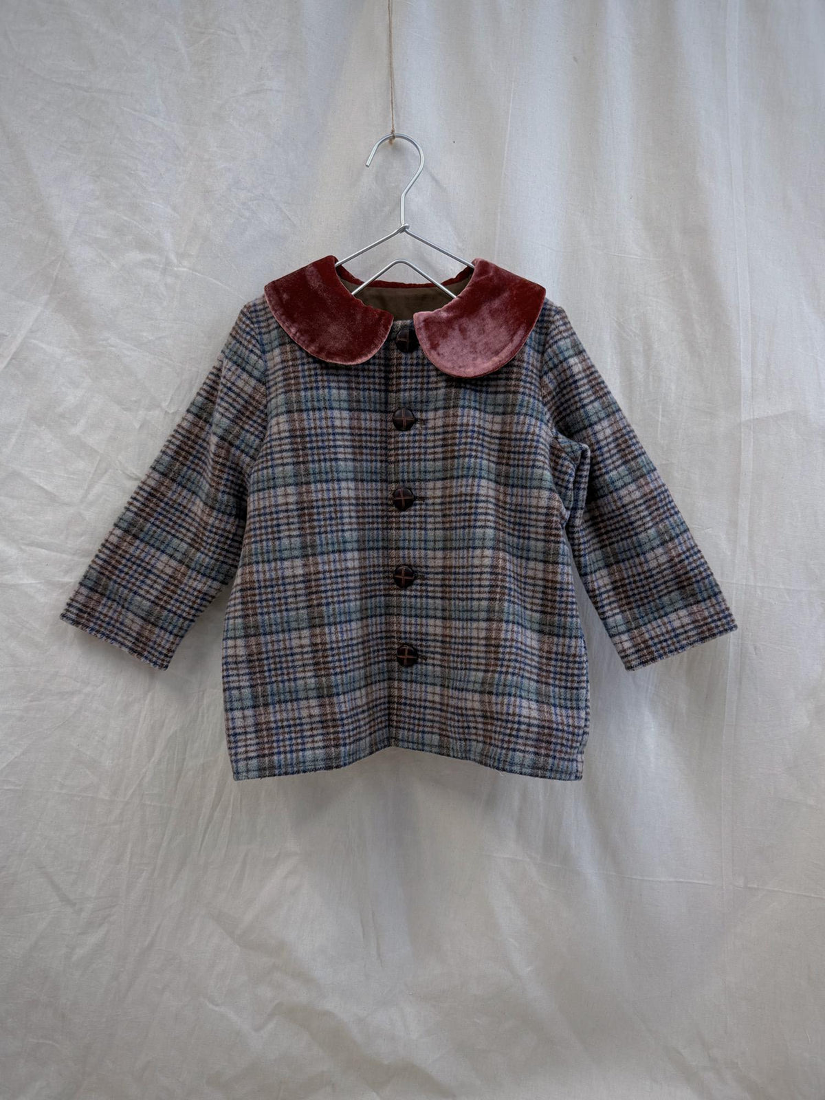 British Velvet Quilted Coat