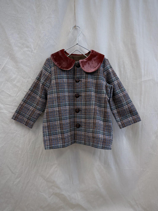 British Velvet Quilted Coat