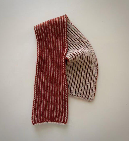Double Tweed Cahmere Scarf